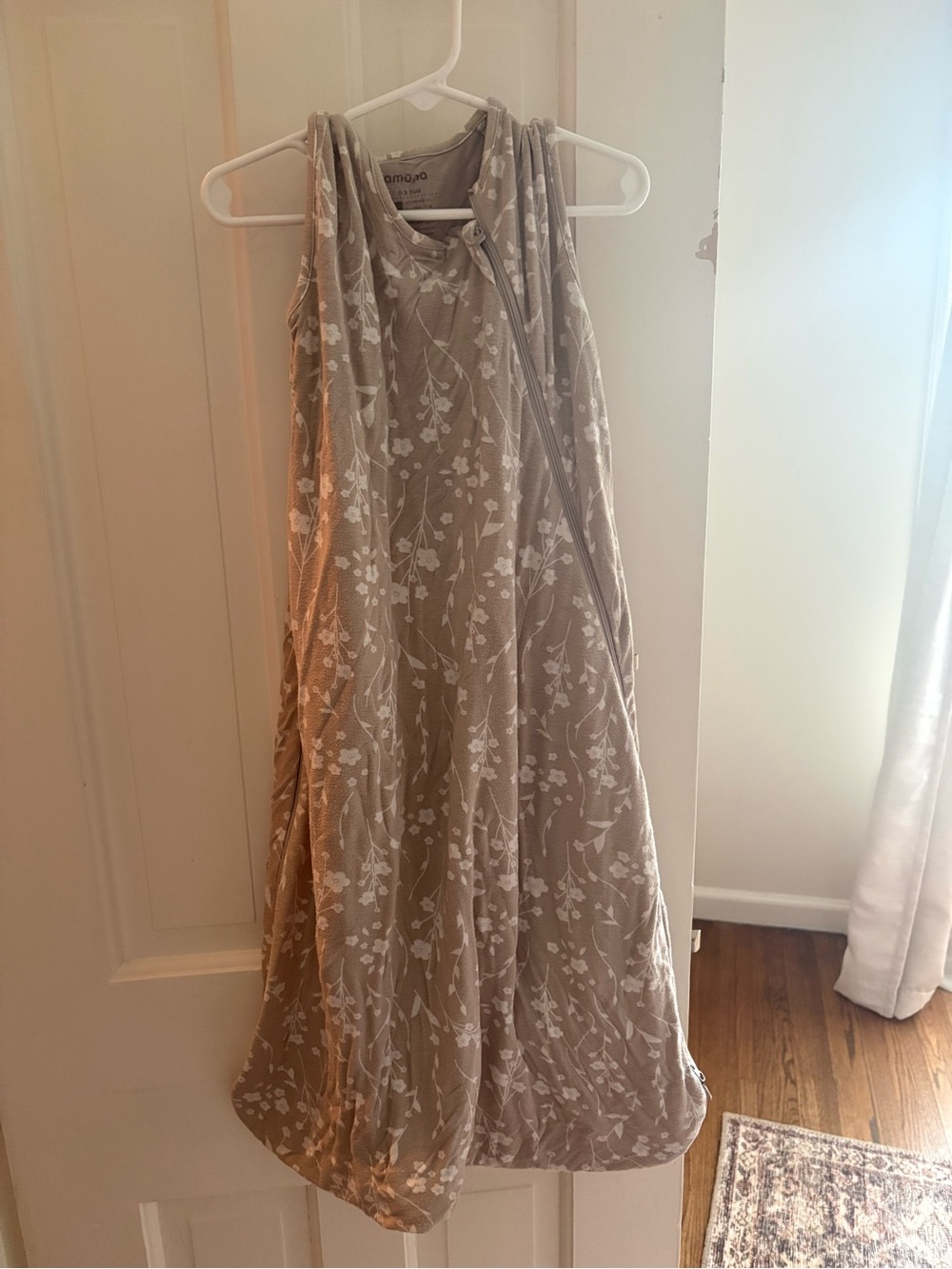 Sleep Sack for Toddler - Grey Floral Sleep Sack TOG 0.5